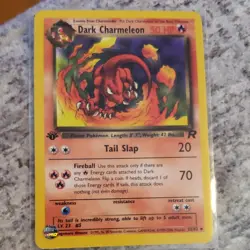 Pokemon Dark Charmeleon 32/82 Team Rocket 1st Edition 50 HP English - Image 1