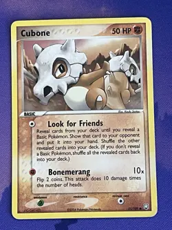 Pokemon - Cubone - 51/109 - Common - EX Team Rocket Returns -Mp - Image 1