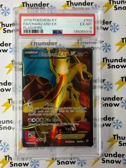 Charizard EX Flashfire #100 Full Art 2014 Pokemon XY PSA 6 - Image 1