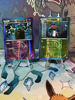 Pokemon TCG 2012 Team Plasma Reverse Holo Lot (2) Garbodor & Amoonguss LP - Image 1