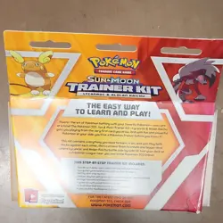 Pokemon Sun & Moon Trainer Kit Lycanroc & Alolan Raichu Starter 2-Player - Image 2