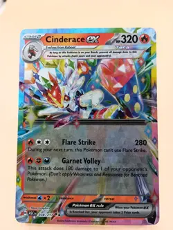 Cinderace ex 038/217 - Pokemon TCG Ascended Heroes Double Rare - NM - Image 1
