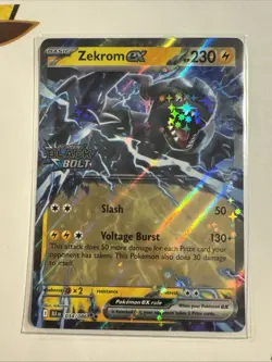 Zekrom ex 034/086 STAMPED Black Bolt BLK Pokemon TCG - M/NM - Free Shipping - Image 1
