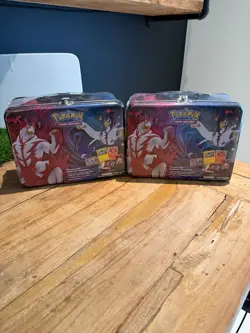 NEW Pokemon 2021 Collectors Chest Lunchbox Tin - Sealed Lot of 2 - NO RESERVE - Image 3