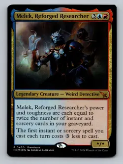 Melek, Reforged Researcher M Prerelease Cards 430 NM - Image 1