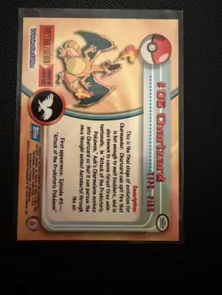 Pokemon Topps Charizard Card #06 NM/MT - Blue Label/1st Edition - Image 2