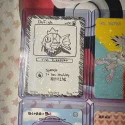 9 HOLO Pokederp Cards Lot Ditto Magikarp Pikachu Squirtle Derpy Pokemon Non-TCG - Image 2