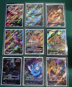 9Pcs Pokemon TCG S- Chinese Card Eeveelution V Alt Art IN STOCK - Image 1