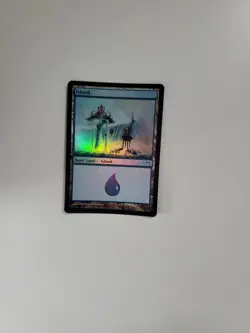MtG FOIL Basic Island NM/LP x1 - Champions of Kamigawa (293) - Image 1