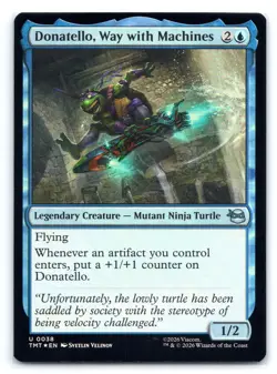 MTG Donatello, Way with Machines Foil U Teenage Mutant Ninja Turtles (TMT) 38 NM - Image 1