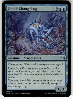 OMNI - CHANGELING #62 MTG LORWYN ECLIPSED FOIL - Image 1