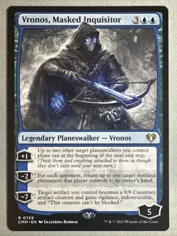 MTG / Vronos, Masked Inquisitor / CMM / #729 / Regular / Rare / NM - Image 1