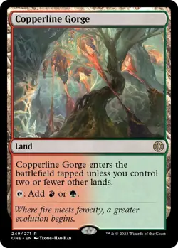 Copperline Gorge - ONE 249 - NM - MTG Magic - Image 1