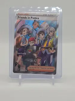Pokemon TCG Trainer Friends in Paldea Ultra Rare Holo - Image 1