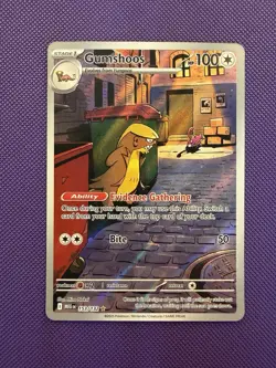 Pokemon TCG Gumshoos 153/132 Mega Evolution Illustration Rare - Image 1