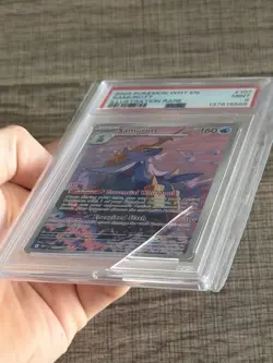 Pokemon TCG Samurott Illustration Rare Holo White Flare 107/086 PSA 9 2025 - Image 3