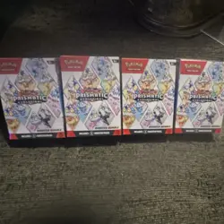 Pokemon Prismatic Evolutions Booster Bundle 6-Pack Eevee Espeon Flareon Umbreon - Image 1
