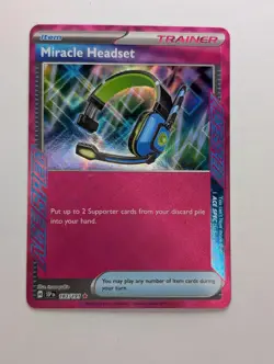 Miracle Headset 183/191 - SV08: Surging Sparks Pokemon ACE SPEC Rare NM - Image 1