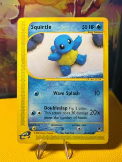 Squirtle 131/165 Non Holo Expedition Pokemon 2002 - Image 1