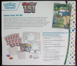 Pokemon 151 Scarlet & Violet Factory Sealed Elite Trainers Box Rare - TCG - Image 2