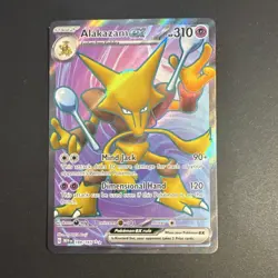 Pokemon TCG Alakazam ex Scarlet & Violet 151 Ultra Rare Holo 188/165 310 HP - Image 1