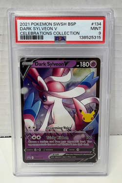 Pokemon TCG Celebrations: Classic Collection Dark Sylveon V BSP #134 Promo PSA 9 - Image 1