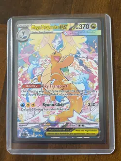 Pokemon Mega Dragonite EX SIR 290/217: Ascended Heroes Pack Fresh NM ENGLISH - Image 1