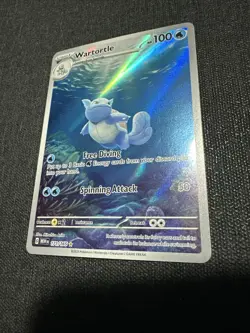 Pokemon TCG Scarlet & Violet Wartortle 171/165 Illustration Rare Holo NM - Image 1