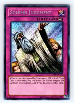Yugioh Solemn Judgment LCYW-EN152 Secret Rare - NM 💎 - Image 1