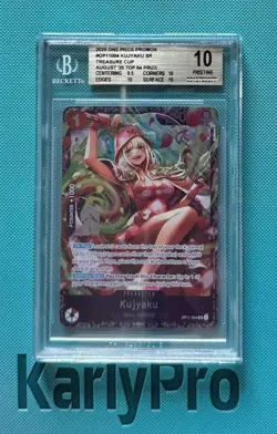 2025 ONE PIECE PROMOS OP11-004 KUJYAKU TREASURE CUP-TOP 64 BGS 10 - Image 1