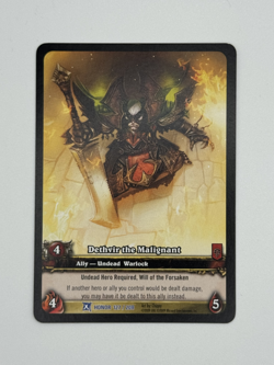 World of Warcraft TCG Honor 127/208 Extended Art Dethvir the Malignant - Image 1