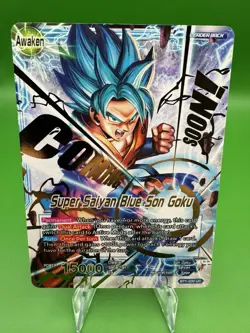 Dragon Ball Super Card Game Super Saiyan Blue Son Goku Coming Soon BT1-030 NM - Image 1