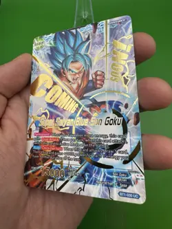 Dragon Ball Super Card Game Super Saiyan Blue Son Goku Coming Soon BT1-030 NM - Image 3