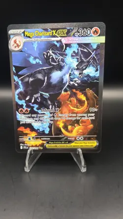 Mega Charizard X EX 125/094 — Near Mint — Phantasmal Flames — SIR Pokemon Card - Image 1