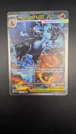 Mega Charizard X EX 125/094 — Near Mint — Phantasmal Flames — SIR Pokemon Card - Image 2
