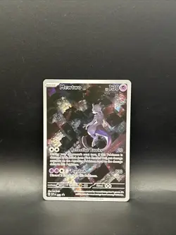 Pokemon Mewtwo SVP Promo Holo Basic Psychic Card 052 - Scarlet & Violet - Image 1