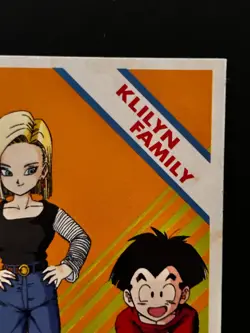 Krillin Android 18 Dragon Ball Kaku Menko Card Very Rare Japan Japanes Shueisha - Image 4