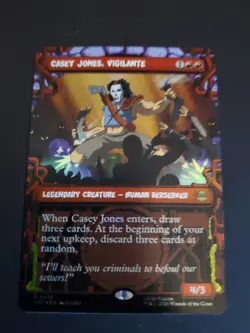 Casey Jones, Vigilante (Showcase Foil) MTG: Teenage Mutant TMNT - TMT NM - Image 1