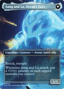 Aang, Swift Savior (0298) (Borderless) FOIL 298 TLA Avatar The Last Airbender NM - Image 2