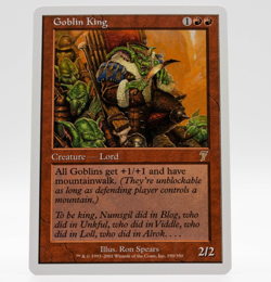 Goblin King Seventh Edition Rare Creature MTG Lightly Played - Image 1
