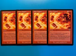 MTG 4x Fiery Temper # 97 Torment Premodern Pauper Magic the Gathering x4 LP - Image 1
