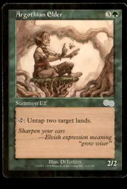 Argothian Elder LP Light Play Urza's Saga MTG [10625] - Image 1