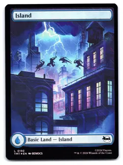 MTG Island Foil L Teenage Mutant Ninja Turtles TMT 192 NM Magic - Image 1