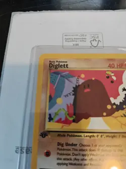 Diglett 52/82 | Team Rocket First Edition | Pokemon TCG Common NM / LP - Image 3