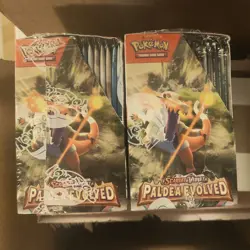 2x Pokemon Paldea Evolved Half Booster Box - New & Sealed - Image 5