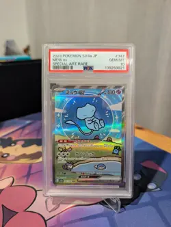 Mew EX 347/190 Special Art Rare Sv4a-shiny Treasure EX Pokemon Japanese PSA 10 - Image 1