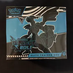 POKEMON SCARLET AND VIOLET BLACK BOLT ELITE TRAINER BOX ETB [NEW SEALED] - Image 1