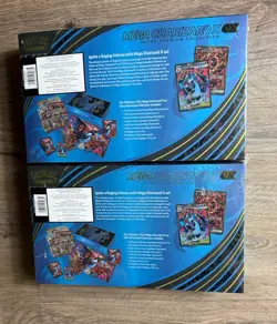 Pokemon TCG Mega Charizard X Ex Ultra Premium Collection UPC SEALED LOT OF 2 - Image 2