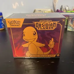 Pokemon Scarlet & Violet Obsidian Flames Elite Trainer Box (ETB) English w/Dent - Image 1