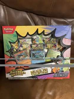 NEW Pokemon TCG Ascended Heroes First Partner Deluxe Pin Collection - SEALED - Image 1